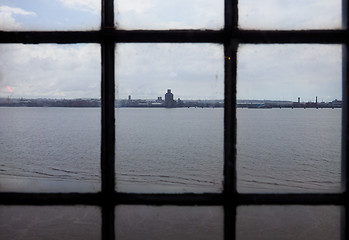 Image showing View of Birkenhead in Liverpool