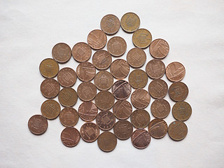 Image showing GBP Pound coins