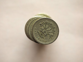 Image showing GBP Pound coins