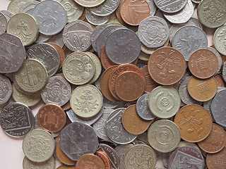 Image showing GBP Pound coins