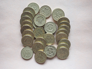 Image showing GBP Pound coins