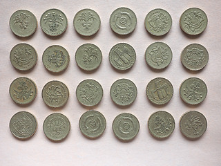 Image showing GBP Pound coins