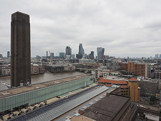 Image showing Aerial view of London