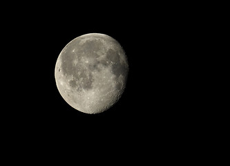 Image showing Waning gibbous moon