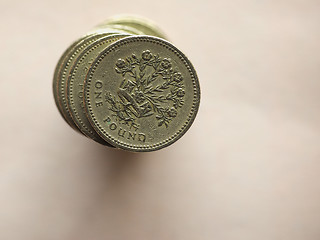 Image showing GBP Pound coins