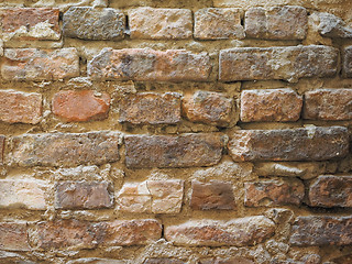 Image showing Red brick wall background