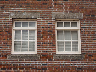 Image showing Traditional British windows