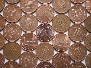 Image showing GBP Pound coins