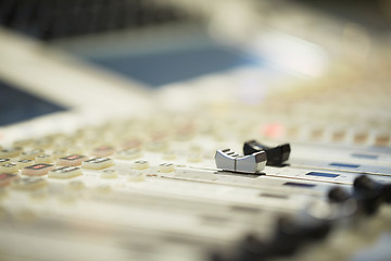 Image showing Mixing Board