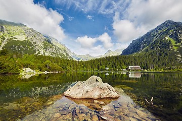 Image showing Mountain lake 