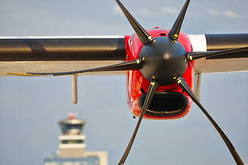 Image showing Propeller airplane