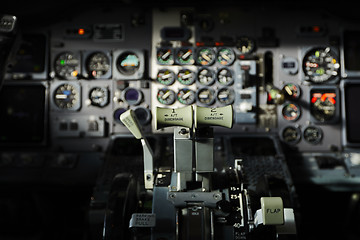 Image showing Cockpit of the airplane