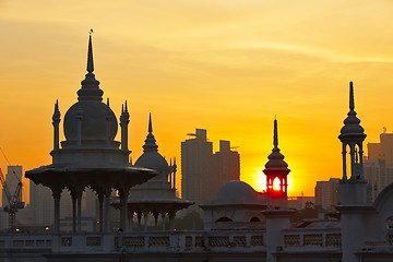 Image showing Sunrise in Kuala Lumpur