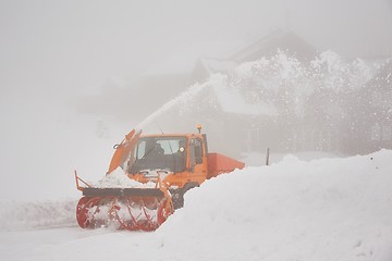 Image showing Snow blower