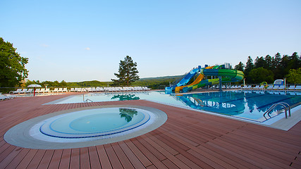 Image showing swimming pool in beautiful park