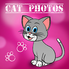 Image showing Cat Photos Indicates Snapshot Photography And Camera