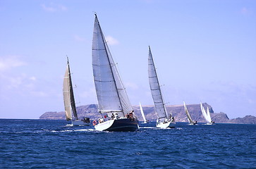 Image showing sailing in championship