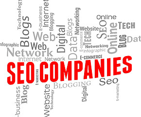 Image showing Seo Companies Indicates Search Engines And Business