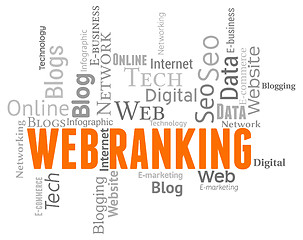 Image showing Web Ranking Shows Websites Top And Www