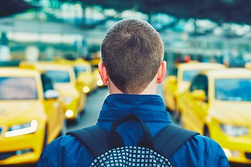 Image showing Handsome young traveler 