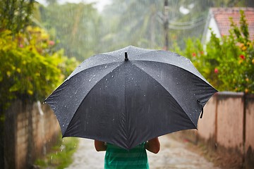 Image showing Heavy rain