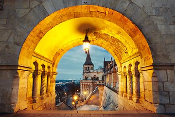 Image showing Dawn in Budapest