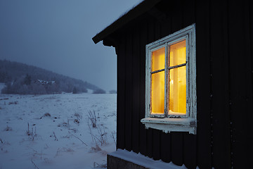 Image showing Night in mountains 