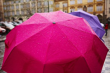 Image showing Rain in the city