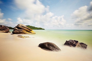 Image showing Empty tropical beach