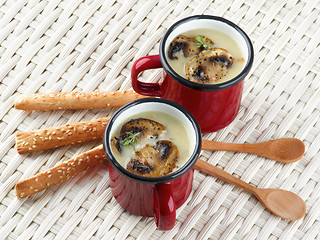 Image showing Mushrooms Cream Soup