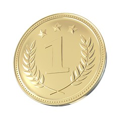 Image showing Golden Medal