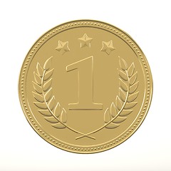 Image showing Golden Medal