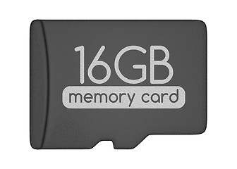 Image showing MicroSD memory card.