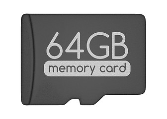 Image showing MicroSD memory card.