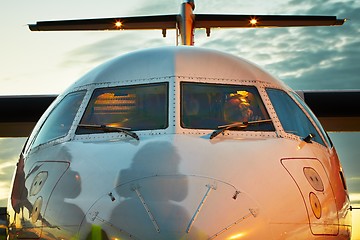 Image showing Cockpit of the airplane