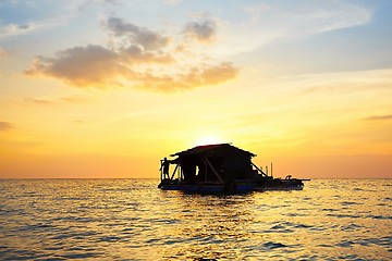 Image showing Fishing village