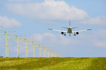 Image showing Landing lights