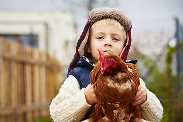 Image showing Little farmer