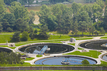 Image showing Waste water treatment plant