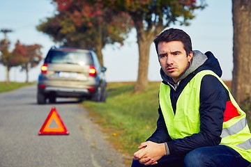 Image showing Problems on the road