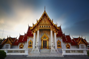 Image showing Fairytale sunset in Bangkok