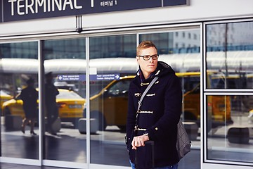 Image showing Man at the airport