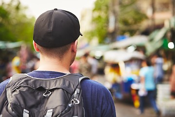 Image showing Traveler in Asia