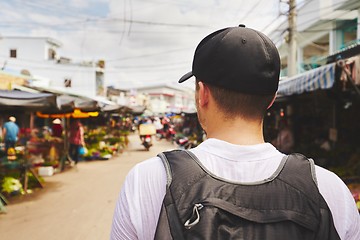 Image showing Traveler in Asia