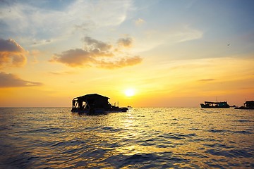 Image showing Fishing village