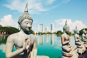 Image showing Budhist temple in Colombo