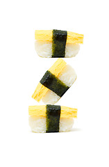 Image showing Omelette nigiri