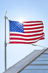 Image showing flag of the United States of America