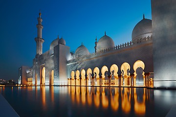 Image showing Mosque in Abu Dhabi