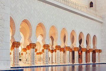 Image showing Mosque in Abu Dhabi